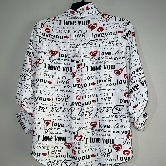 Milk & Honey Womens Button Up Lightweight Novelty Shirt - Picture 6 of 8